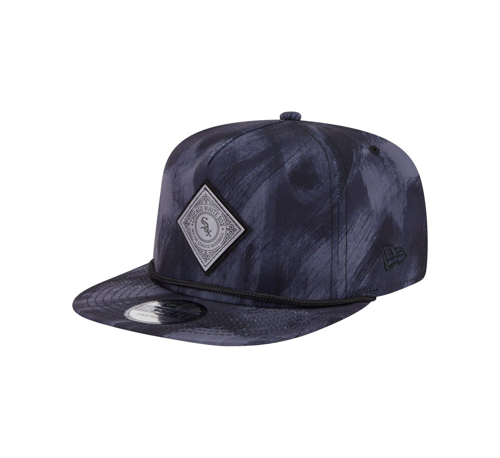 New Era Мужская кепка snapback Chicago White Sox с принтом темно-синего цвета