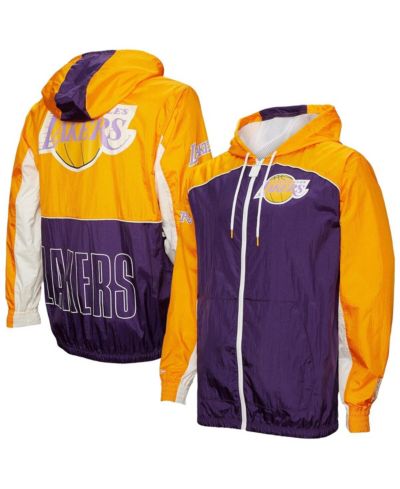 Мужская ветровка Mitchell & Ness Los Angeles Lakers Hardwood Classics Big Shot Premium Full-Zip
