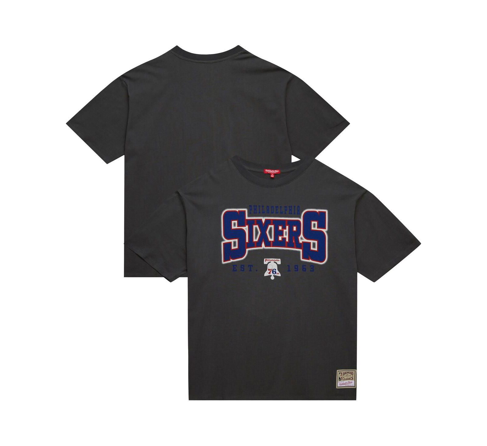 Mitchell & Ness женская футболка оверсайз Philadelphia 76ers Hardwood Classics