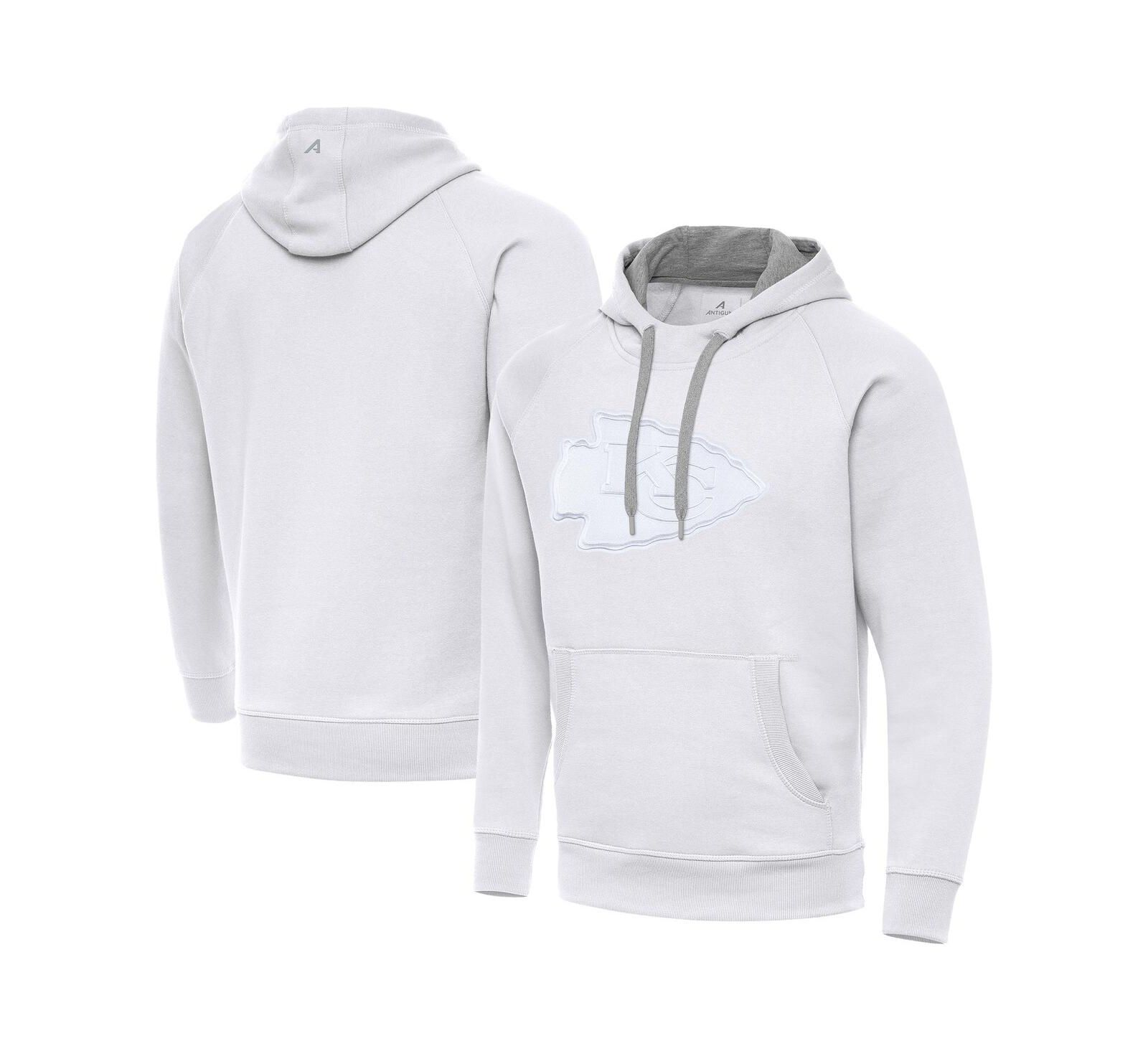 Antigua Мужское белое худи pullover Kansas City Chiefs Victory