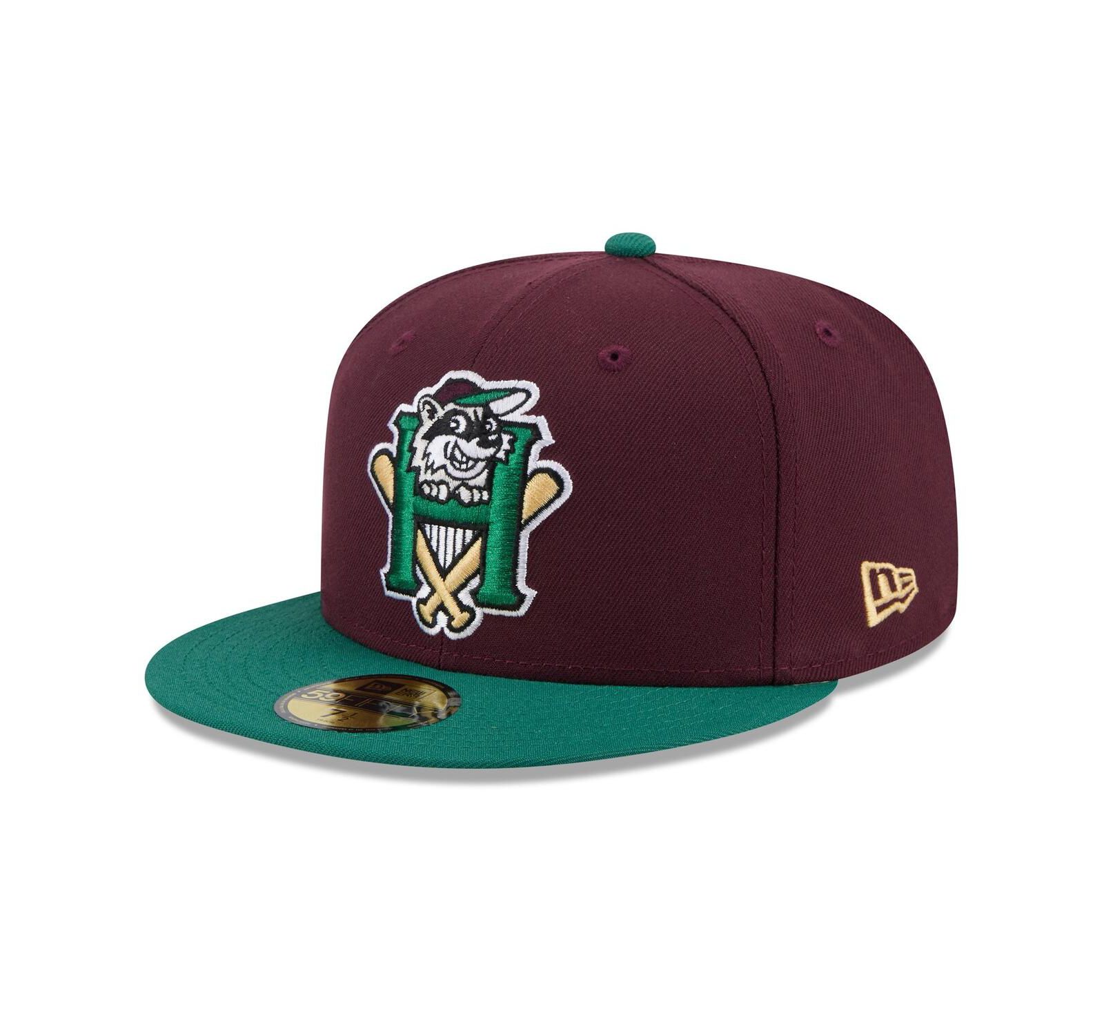 New Era Мужская кепка 59FIFTY Fitted Hat Maroon Hudson Valley Renegades Theme Nights
