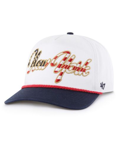 '47 Brand мужская кепка New York Yankees Patriotic, белая, регулируемая