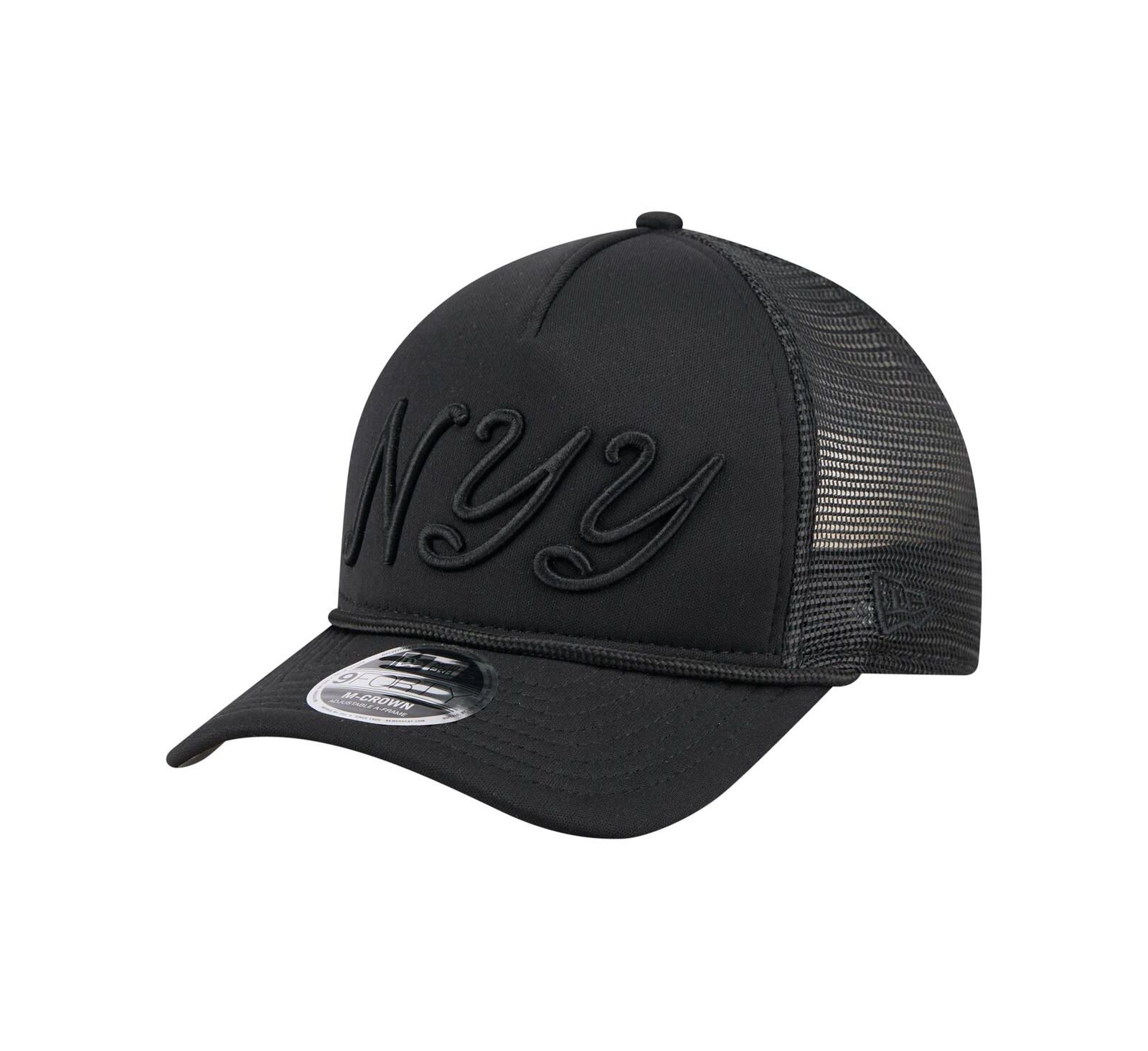 New Era мужская кепка тракер 9FORTY A-Frame M-Crown New York Yankees, черная