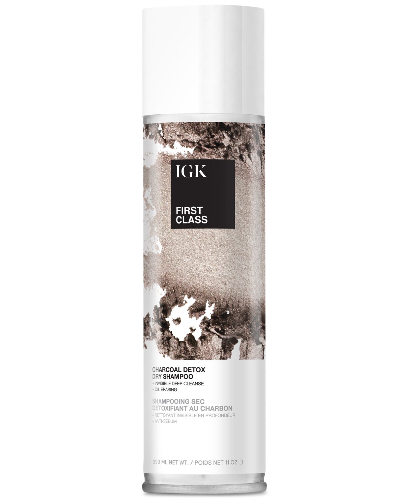 IGK Hair First Class угольный сухой шампунь, 11 oz.