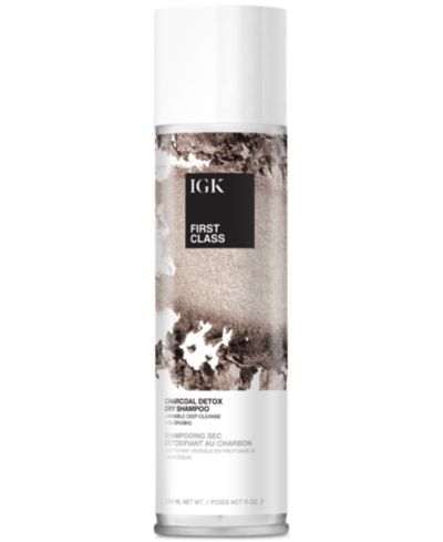 IGK Hair First Class угольный сухой шампунь, 11 oz.