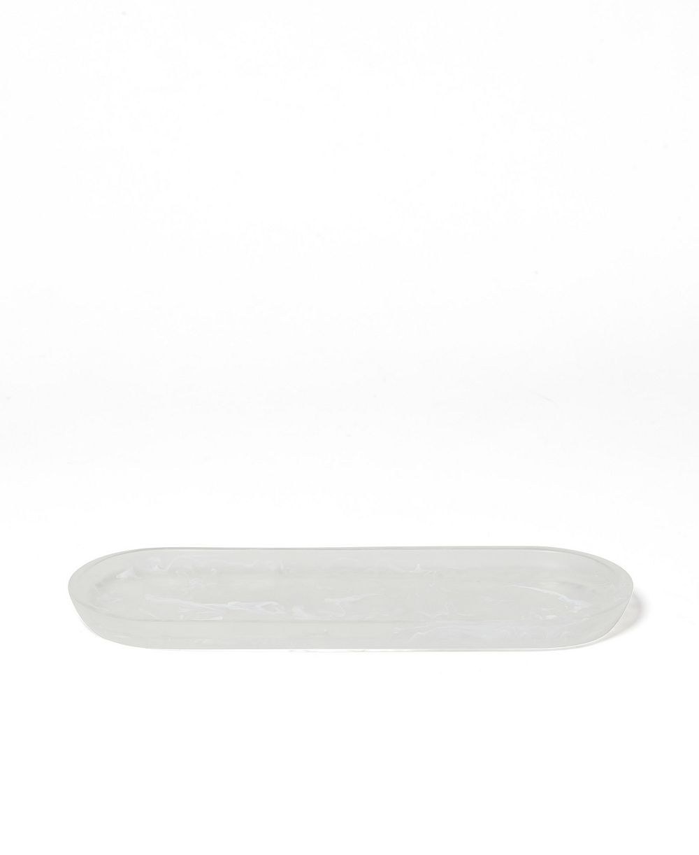 Roselli Trading Company поднос из смолы Clouds Resin