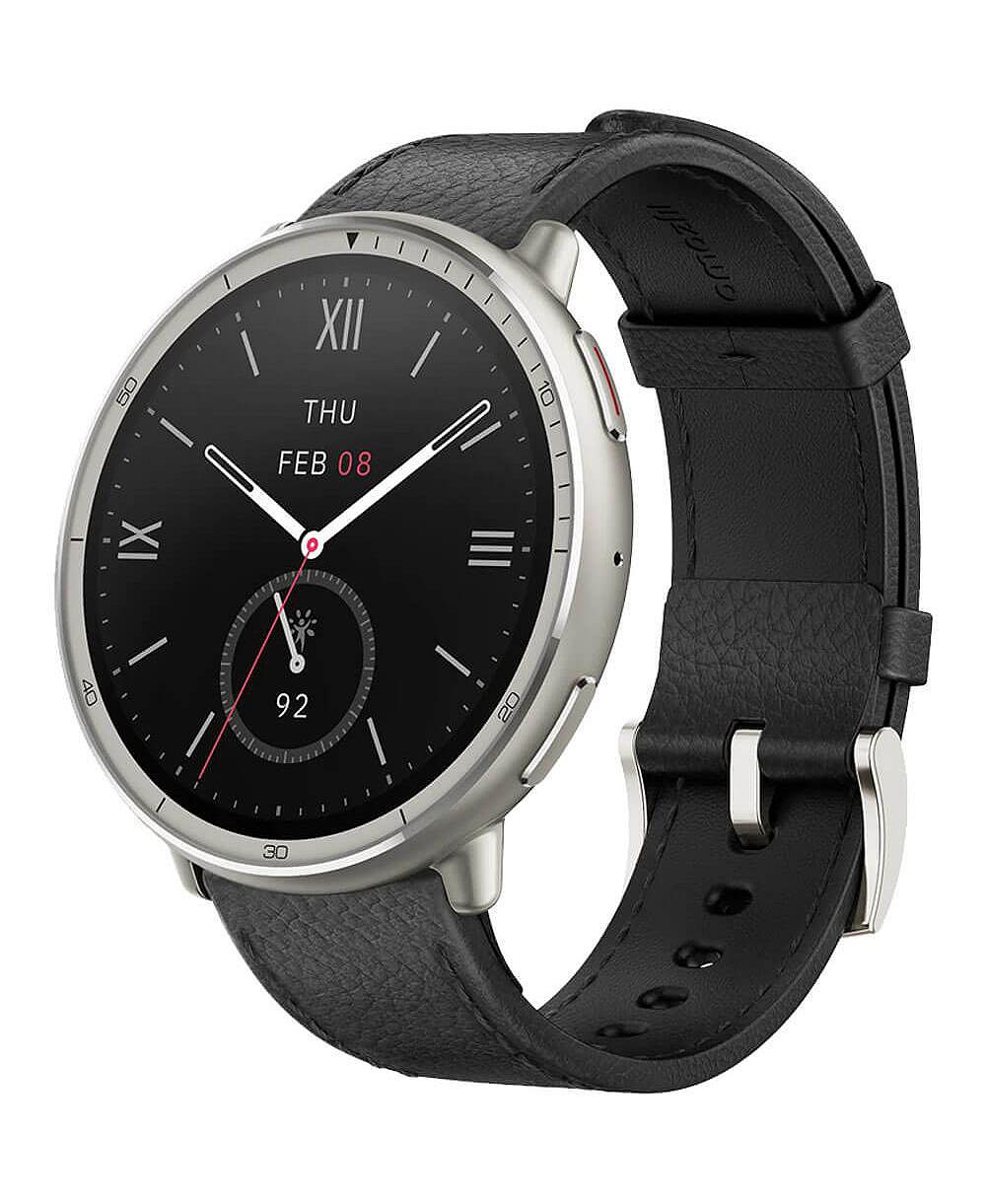 Умные часы Amazfit Active 2 - Black Leather Premium Version