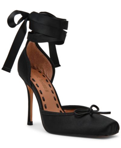 Женские туфли-лодочки Steve Madden Women's Larina Lace-Up High Heel Ballet Pumps