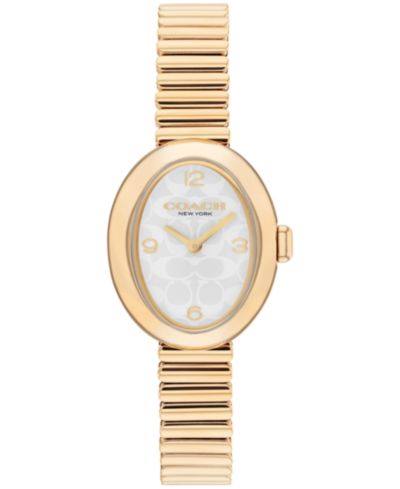 Женские часы COACH Sammy Gold Tone Stainless Steel Stretch, 22.5mm