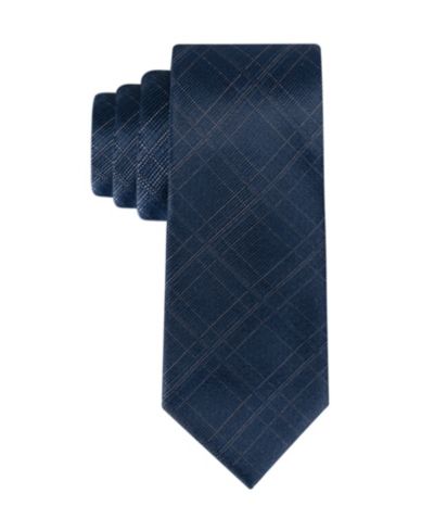 Calvin Klein Men's Everett Plaid Tie