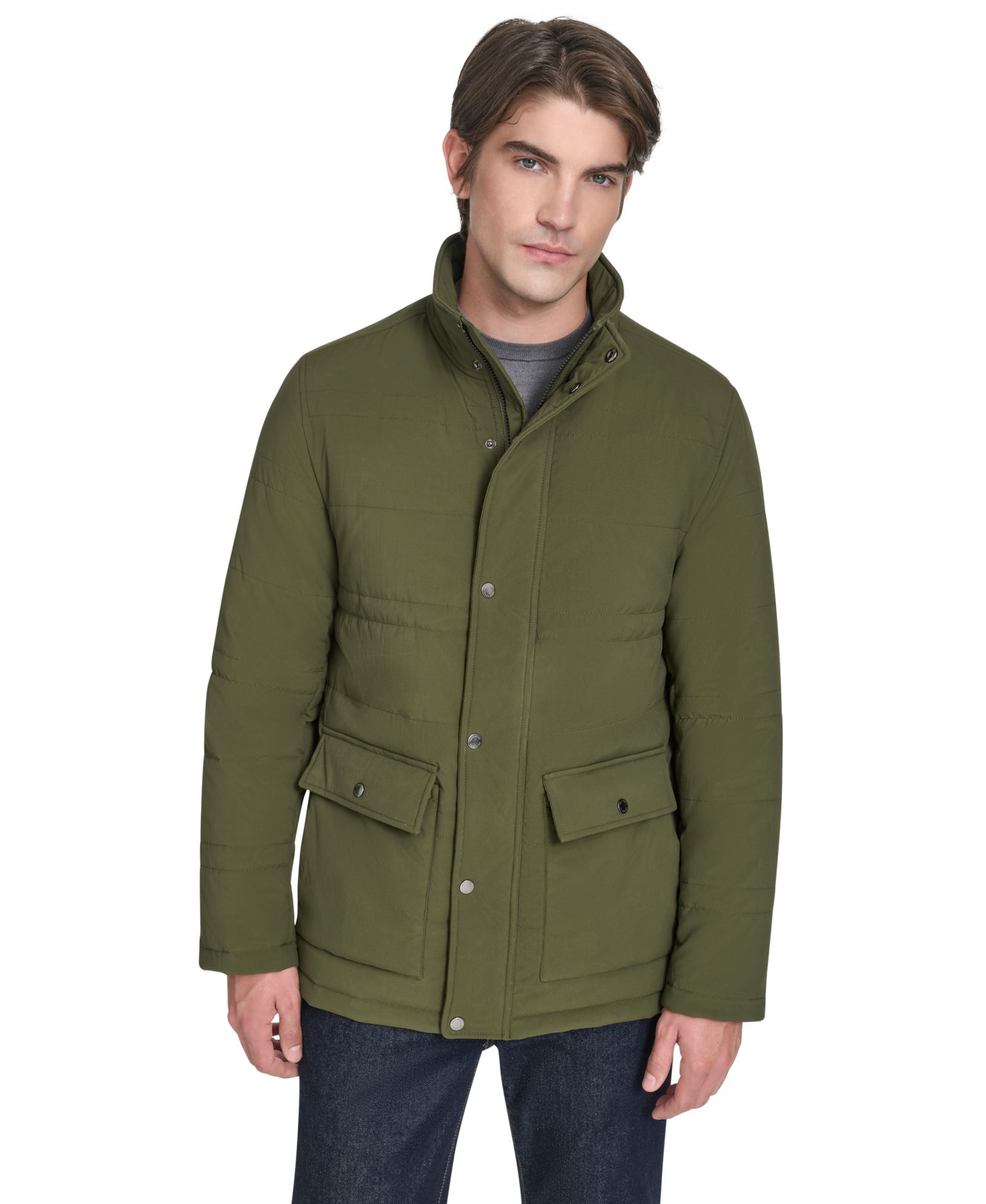 Cole Haan Мужская стеганая куртка Stretch Quilted