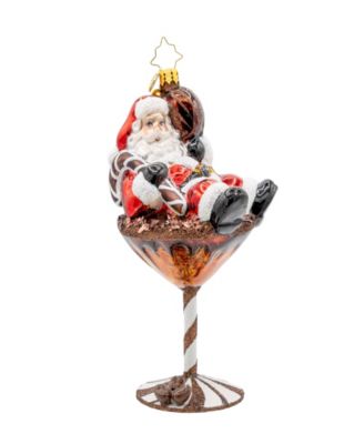 Christopher Radko Украшение Santas Merry Martini Brew