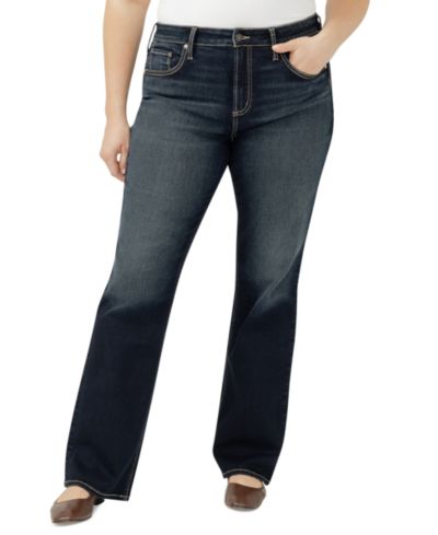 Silver Jeans Co. Plus Size Avery High Rise Curvy Fit Bootcut Jeans