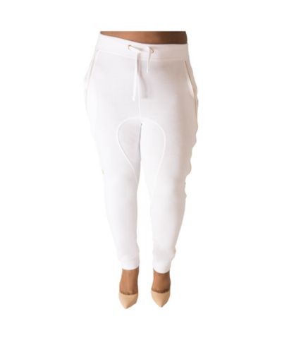 Poetic Justice Plus Size Jogger Pants с молнией