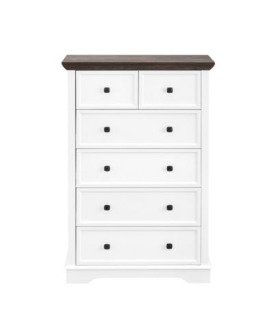 CASAINC Tall Bathroom Cabinet Closet Organizers Storage Clothes with 6 Drawers