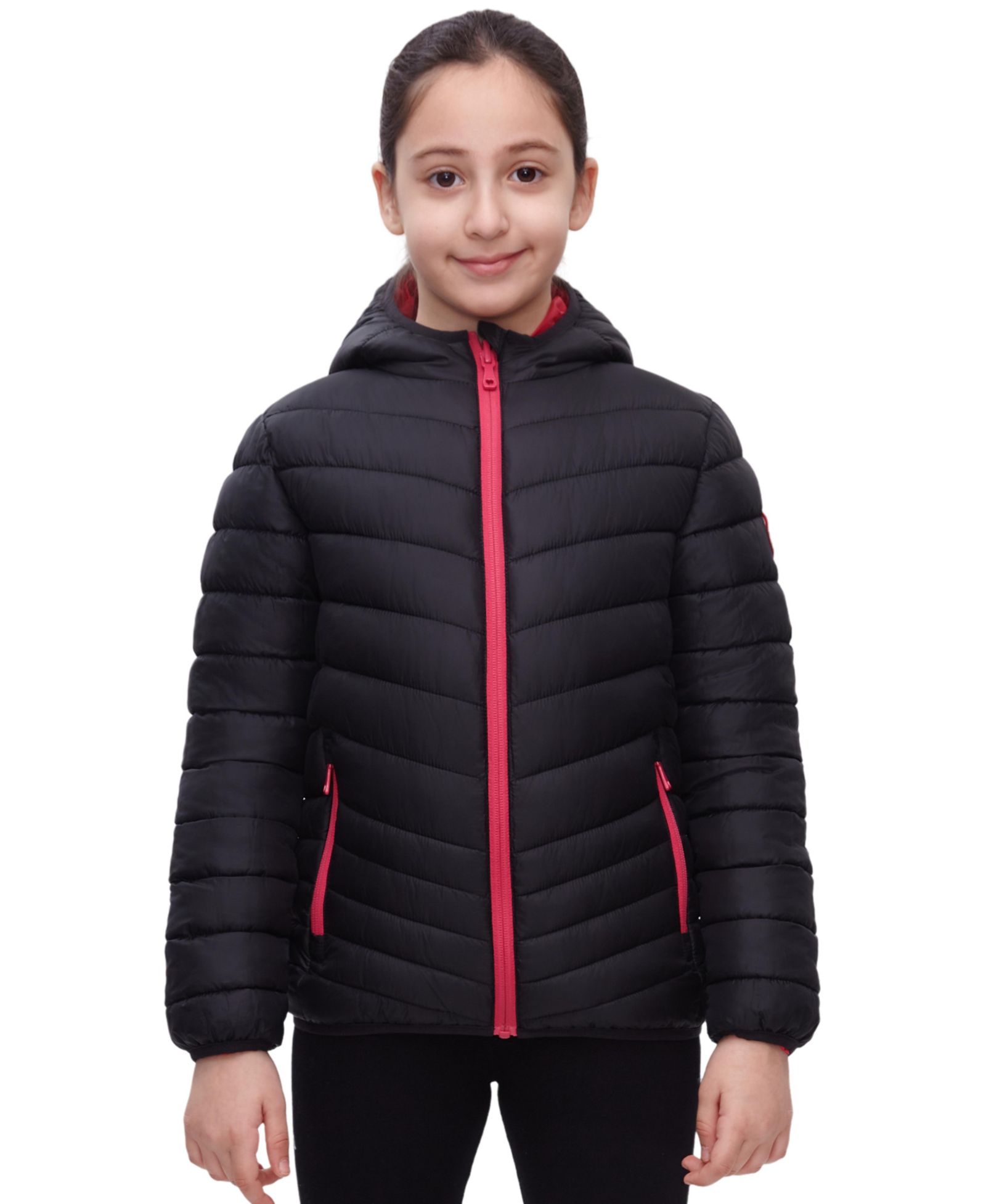 Rokka&Rolla Girls (4 - 18) Reversible Lightweight Puffer Jacket
