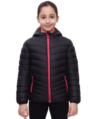 Rokka&Rolla Girls (4 - 18) Reversible Lightweight Puffer Jacket