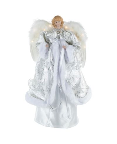 Northlight 18" Lighted Angel in a Dress Christmas Tree Topper