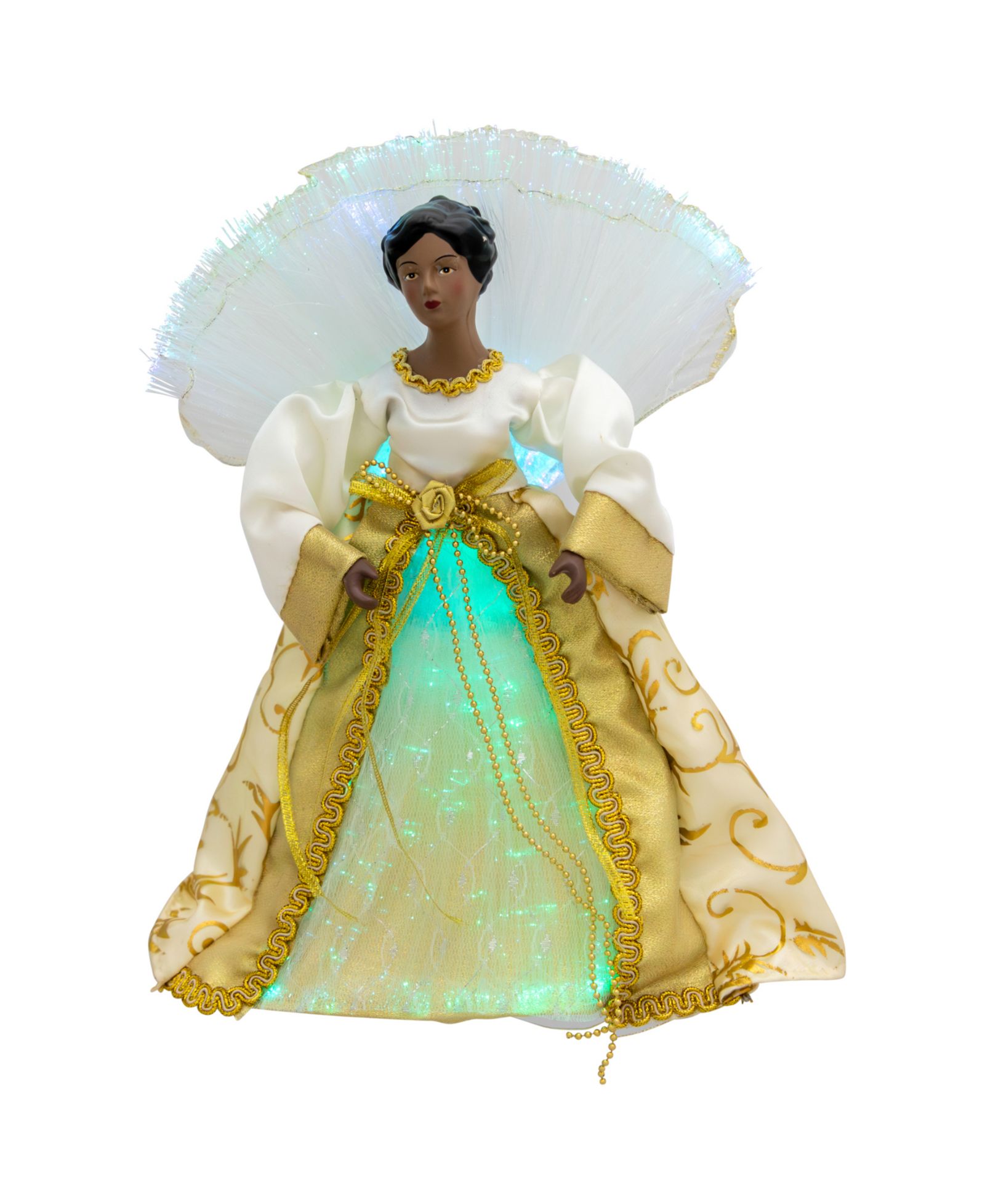 Рождественское украшение Northlight 12" Lighted Fiber Optic African American Angel