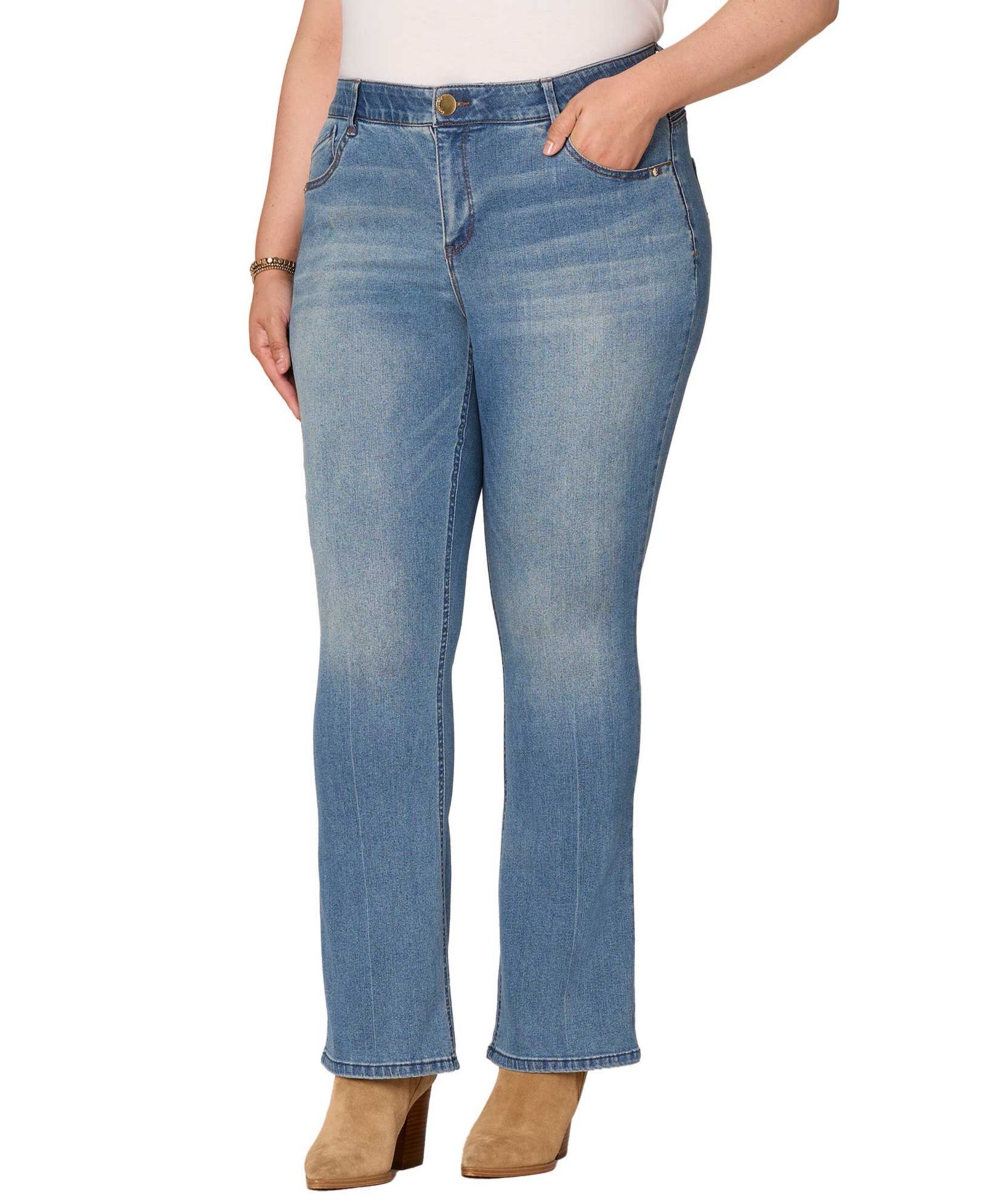 Democracy Plus Size High Rise Bootcut Jeans