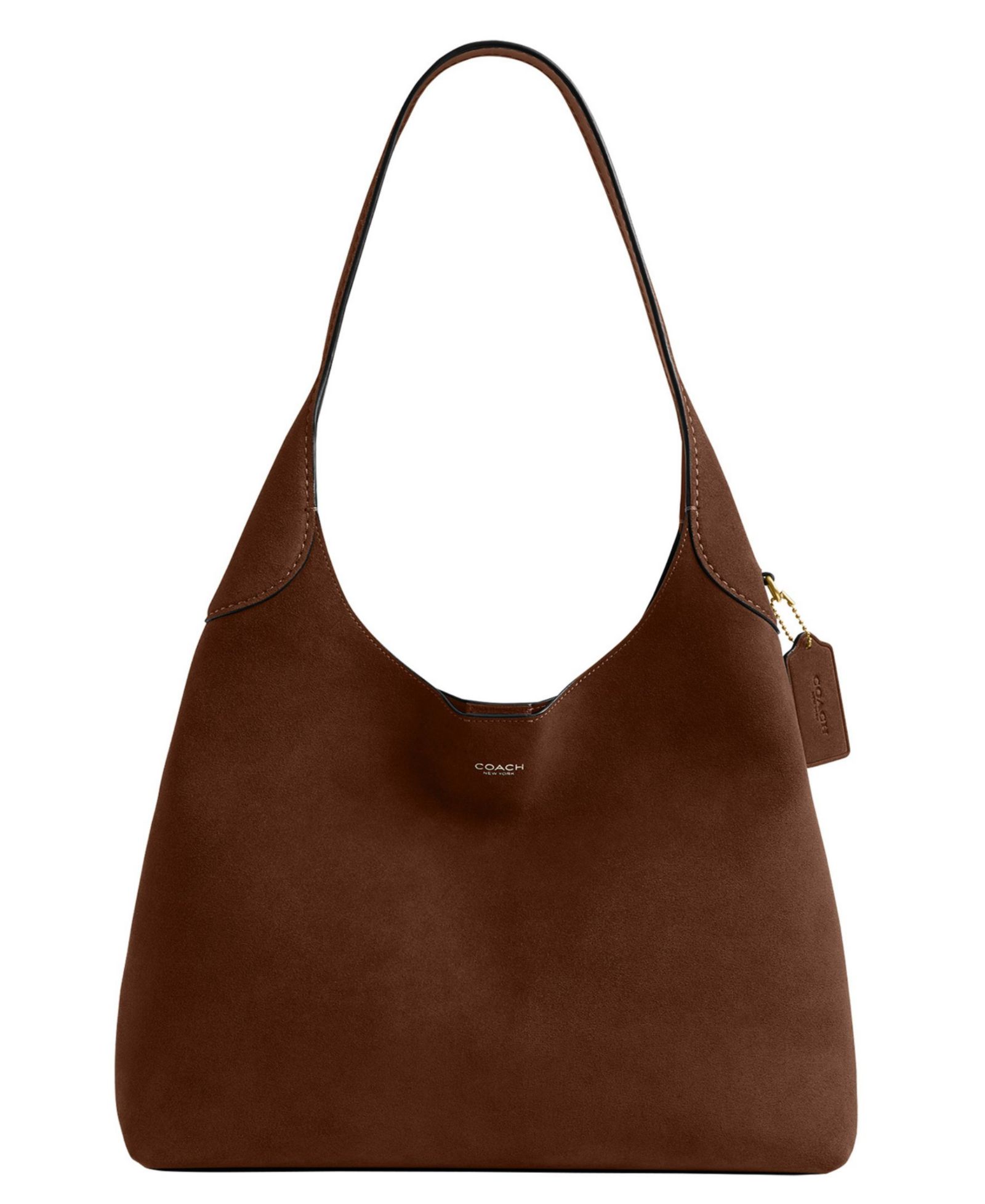 COACH Brooklyn Large Suede Shoulder Bag 34
