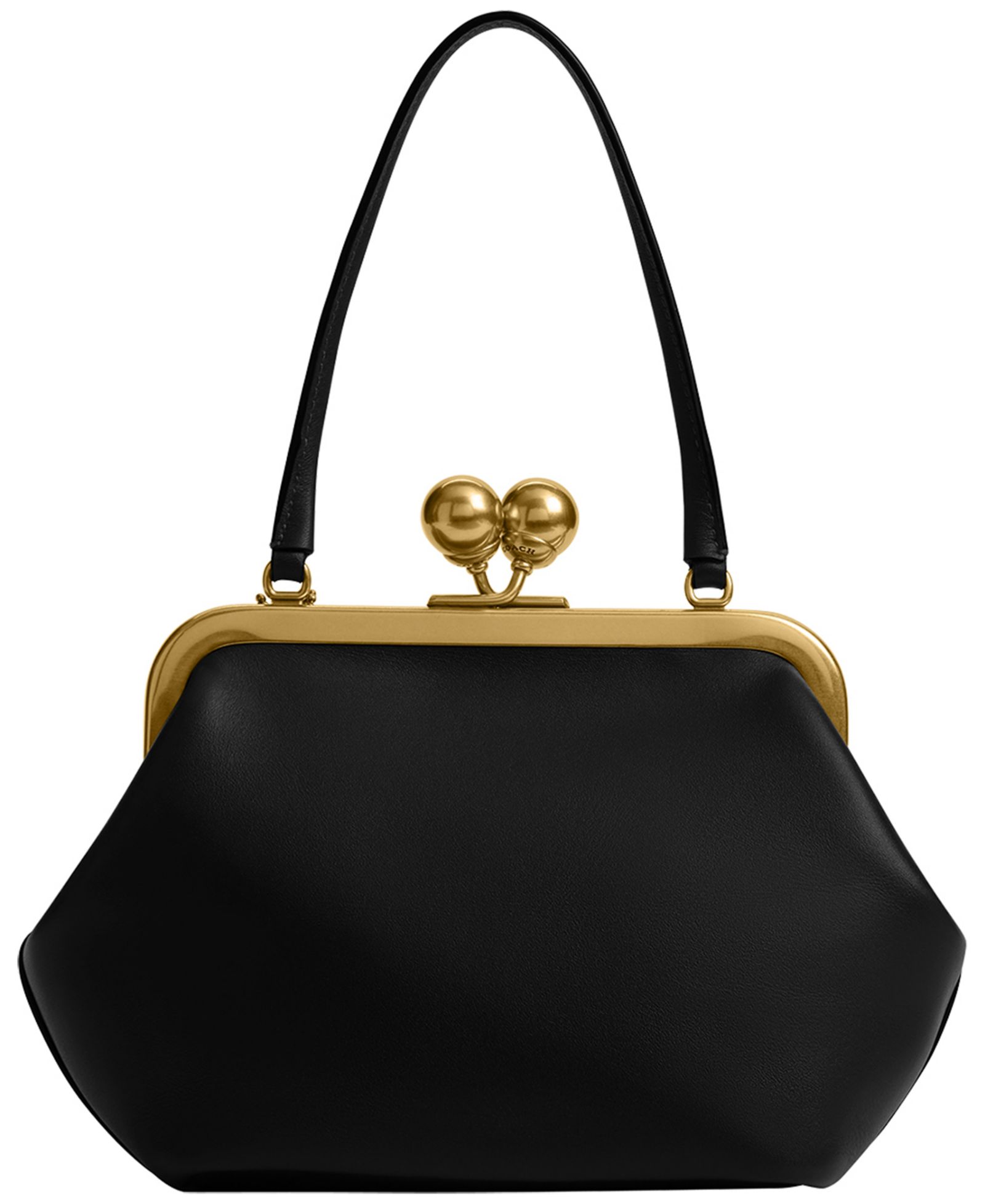 COACH Kisslock Small Leather Frame Bag 16