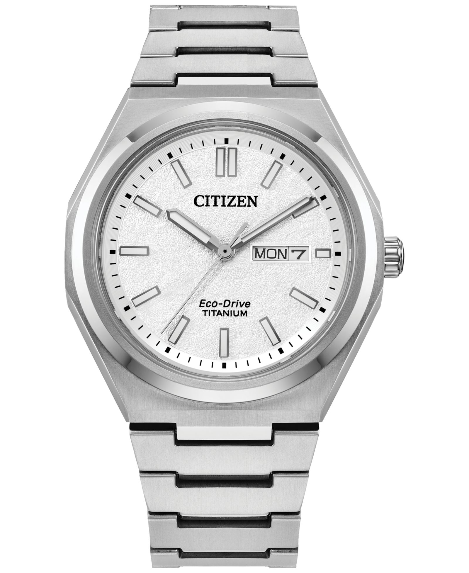Часы Citizen Eco-Drive Men's Zenshin Silver-Tone Super Titanium Bracelet 40mm