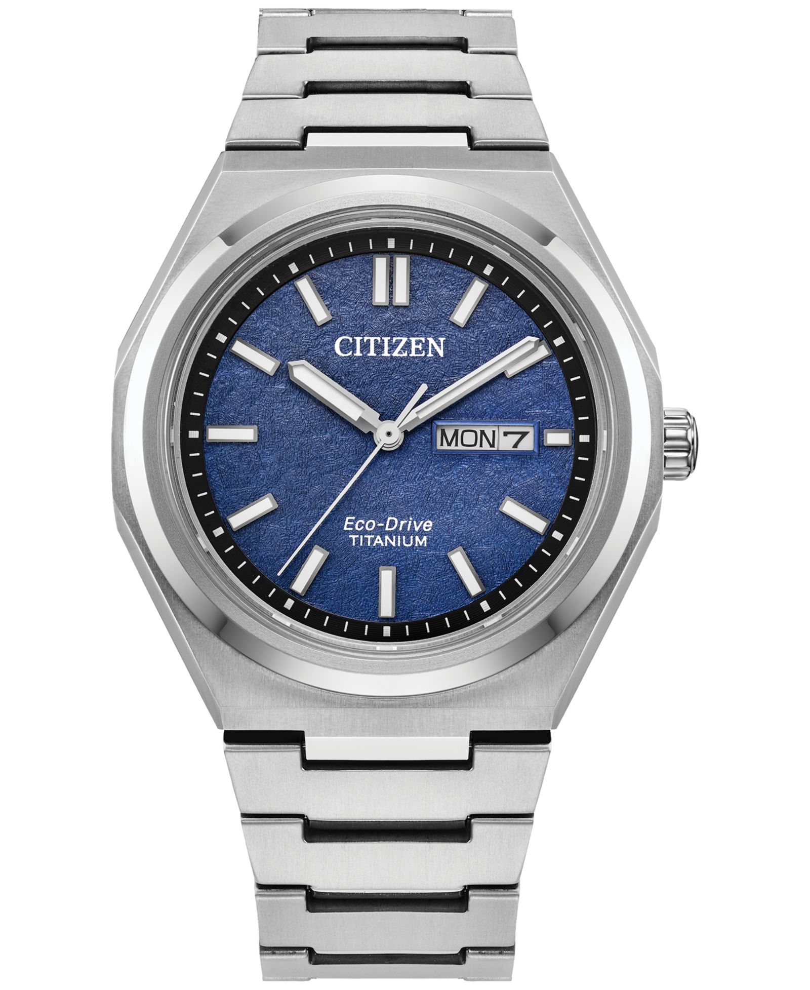 Citizen Eco-Drive Мужские часы Zenshin Silver-Tone Super Titanium 39mm