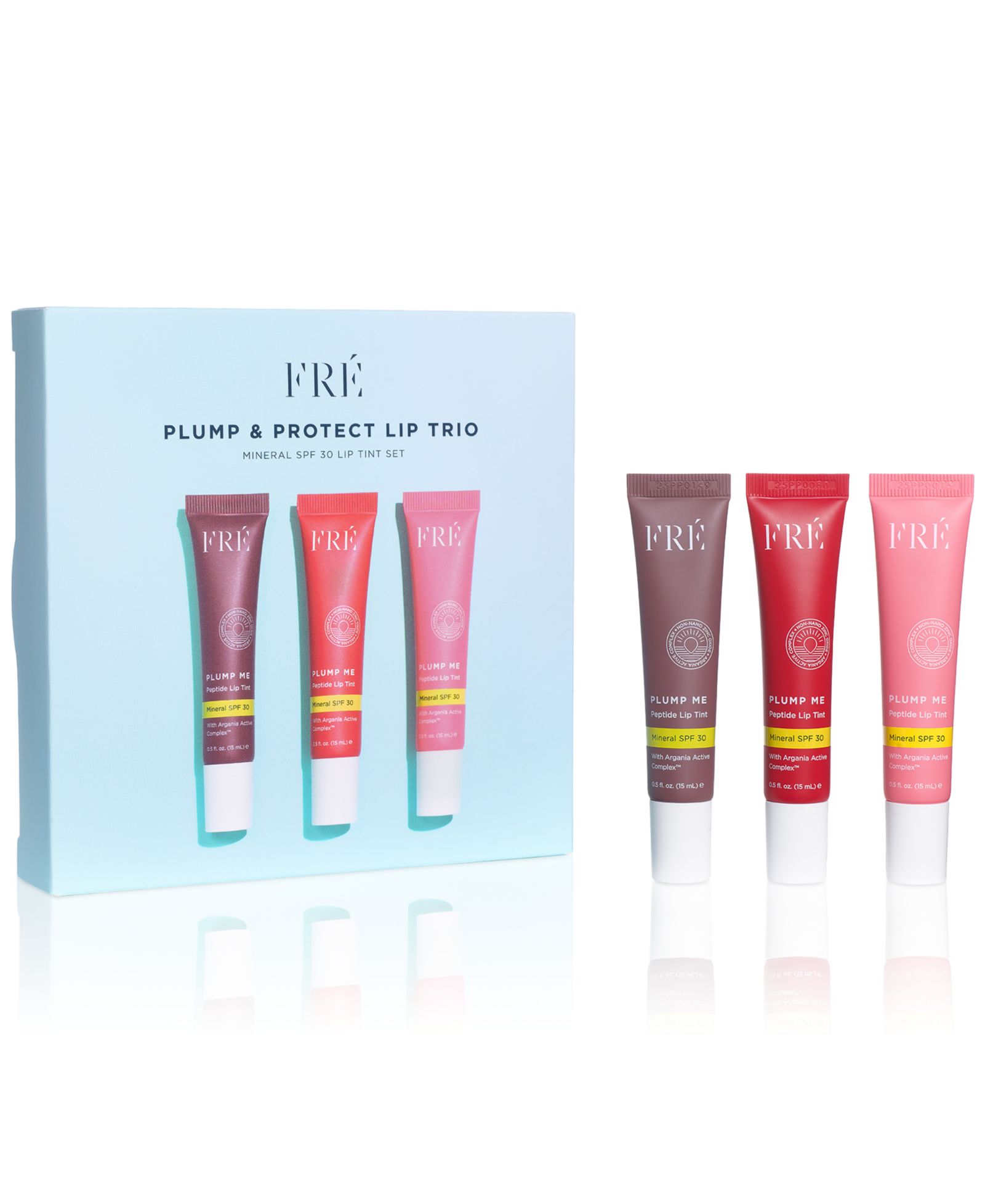 Набор для губ FRE Plump & Protect Mineral SPF 30 3-Pc.