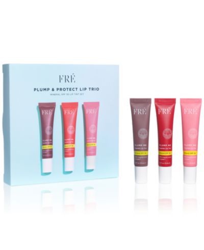 FRE 3-Pc. Plump & Protect Mineral SPF 30 Lip Tint Set