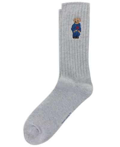 Мужские носки Polo Ralph Lauren Embroidered Bear Crew