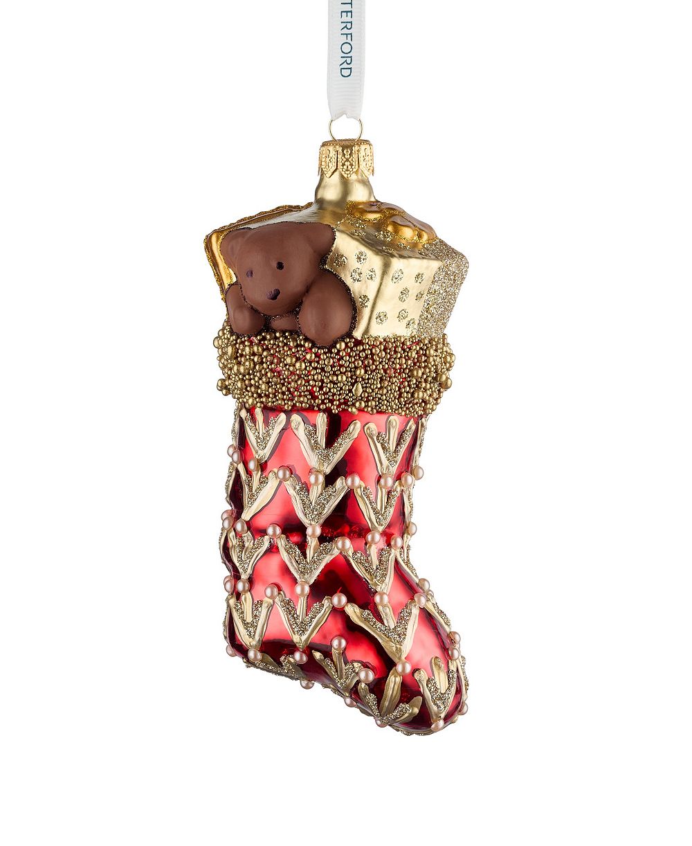 Украшение на елку Waterford Holiday Heirlooms Red Filled Stocking