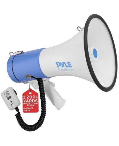 Pyle PMP50 50-Watt Megaphone PA Speaker with Siren Alarm