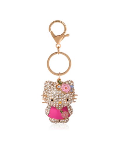 SALLY ROSE Hello Kitty розовый брелок Sanrio с кристаллом Pave