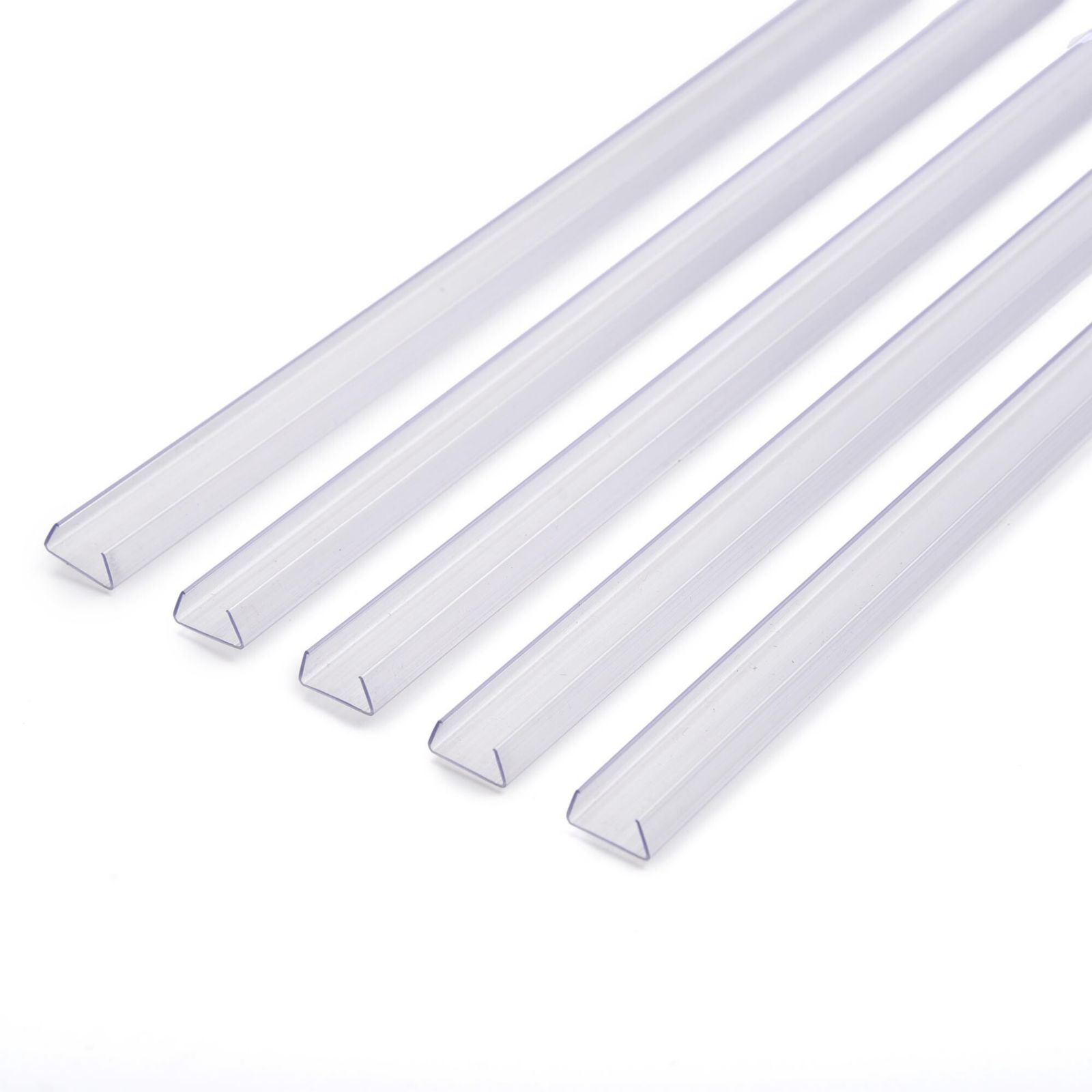 DELight 5 Pieces 39inch Plastic U Channel Track DEL-M011M for DELight Warm White LED Neon Rope Light DSL001