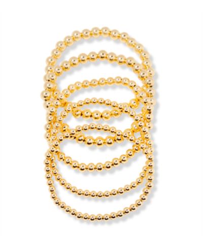 brook & york Gold Plated Makenna XL Bracelet Set