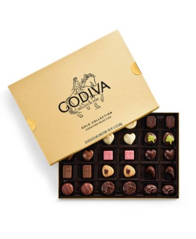 Подарочный набор шоколада Godiva Assorted Chocolate Gold, 30 шт