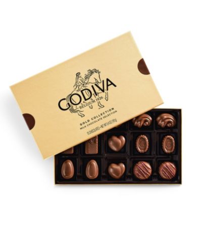 Подарочный набор шоколада Godiva Assorted Milk Chocolate, 15 шт.