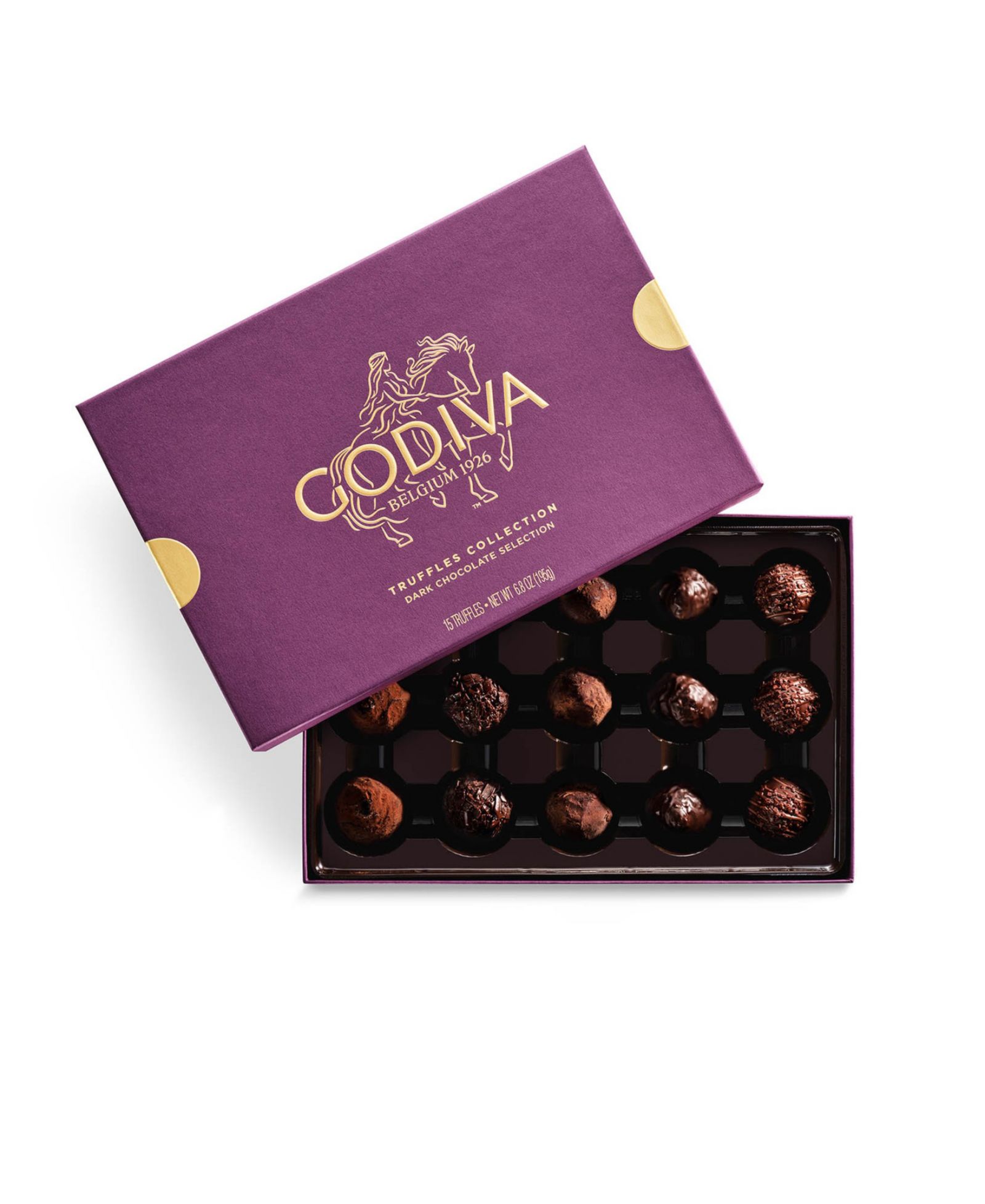 Трюфели Godiva Dark Chocolate, 15 шт