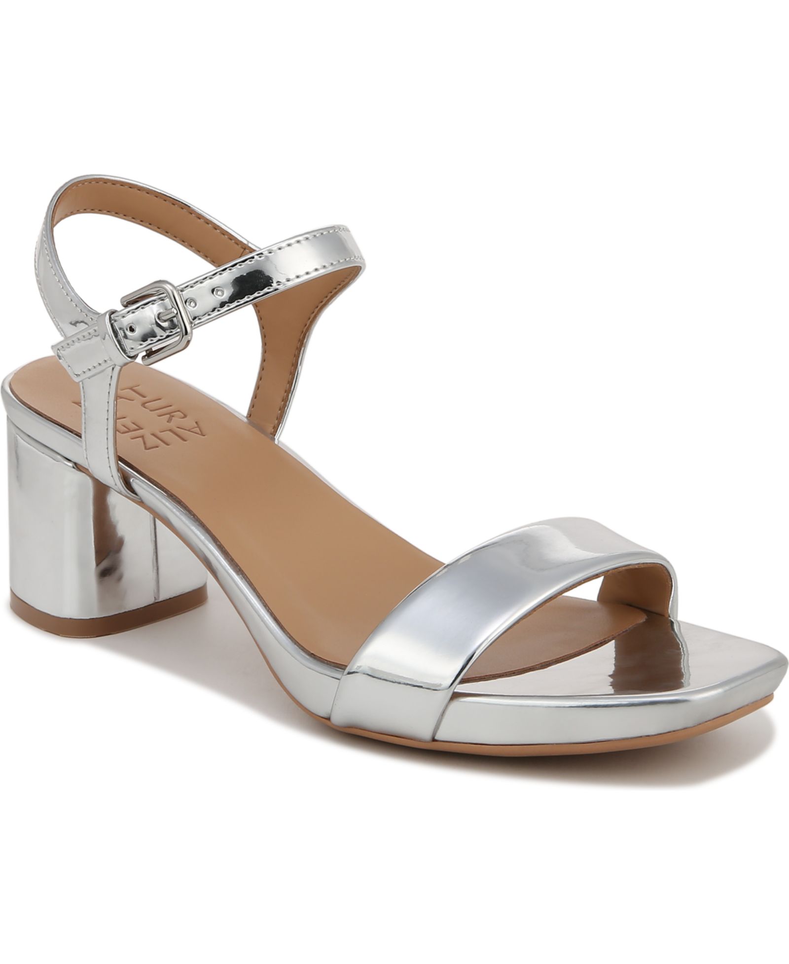 Naturalizer Izzy Ankle Strap Low-Heel Dress Sandals