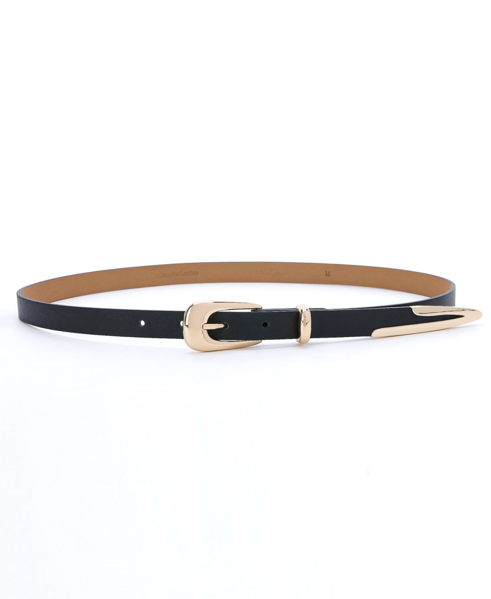 ETTIKA Modern Saddle Leather Belt