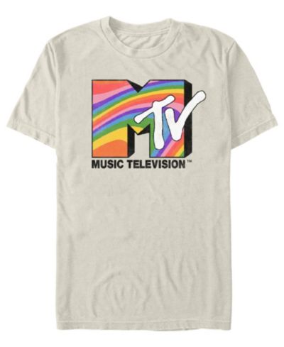 Fifth Sun Men's Rainbow Television Short Sleeve T-Shirt