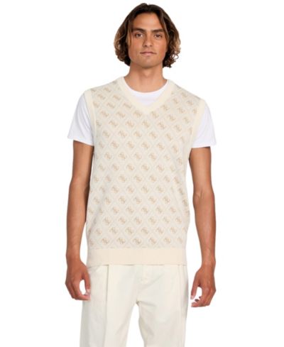 GUESS Men's Horace Quattro G Logo Jacquard Sweater