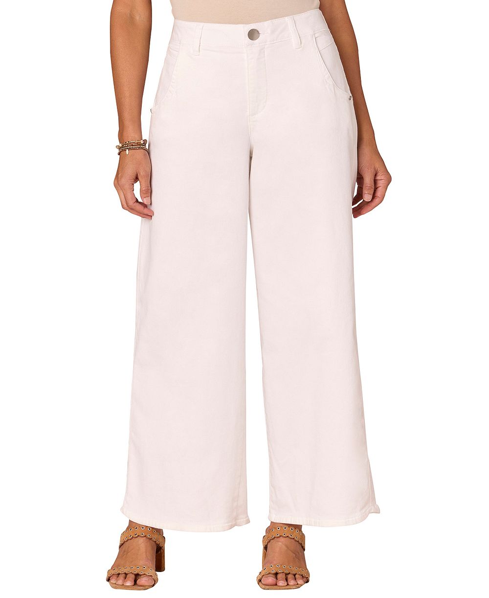 Джинсы Democracy Women's “Ab” Solution Skyrise Tulip-Hem Wide-Leg