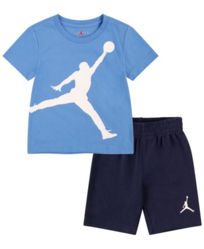 Детский комплект из футболки и шорт Jordan Boys' 2T-4T Jumbo Jumpman 2-Piece Set