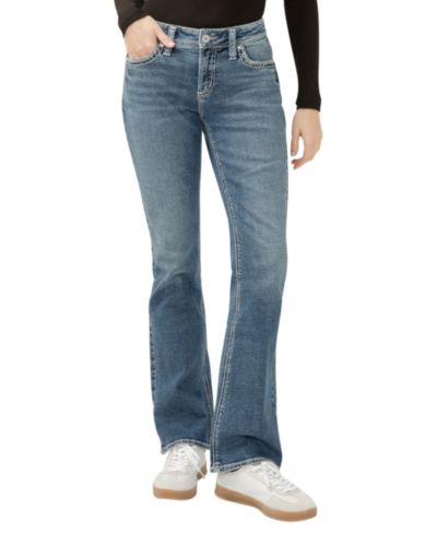 Женские джинсы Silver Jeans Co. Elyse Mid Rise Comfort Fit Bootcut