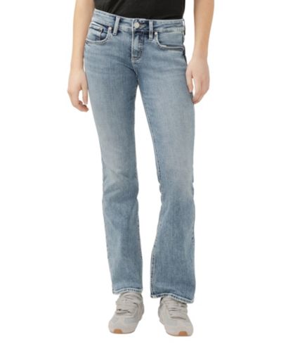 Silver Jeans Co. Women's Britt Low Rise Curvy Fit Bootcut Jeans