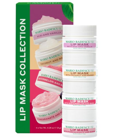 Mario Badescu набор мини-масок для губ, 4 шт., 0.28 oz.