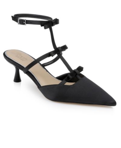 Jewel Badgley Mischka Женские туфли-лодочки Elisabetta Bow с острым носом