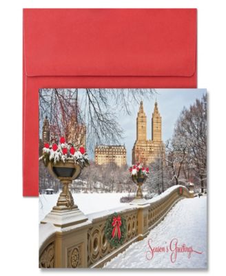 Masterpiece Studios Bow Bridge Holiday Boxed Cards